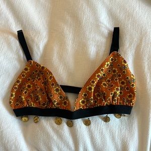 Her pony the label bralette floral jingle
